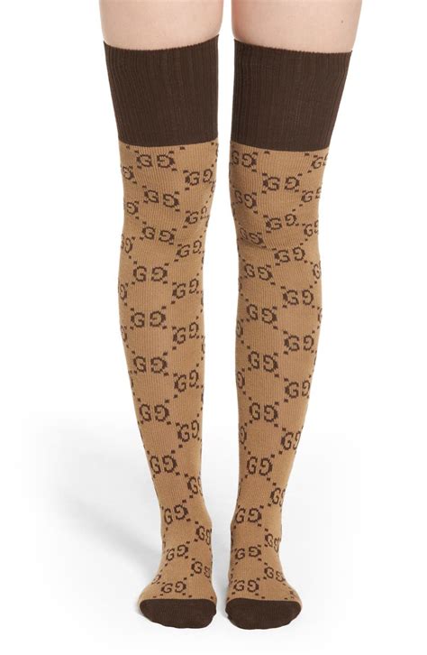 gucci socks women's nordstrom|gucci thigh high socks.